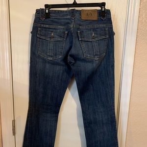 Armani Exchange blue jeans